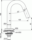 IdealStream R125 krāns vienam ūdenim Pillar 2