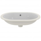 IS Connect ovāla pabūvējama izlietne 62 cm, Balta 4