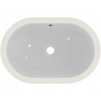 IS Connect ovāla pabūvējama izlietne 62 cm, Balta 2