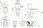 Унитаз CONTOUR 21 SCHOOL с бачком 2