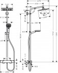 Crometta E240 1jet  Showerpipe dušas sistēma 2