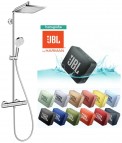 Crometta E240 1jet Showerpipe душевая система + В подарок JBL Go 2 