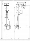 Crometta S240 1jet  Showerpipe dušas sistēma 3