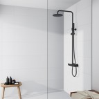 Steinberg dušas sistēma ar dušas diametru d25cm, matēta melna 5