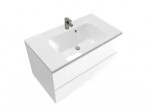 Crystal 800 skapītis ar izlietni 80x46, Balts 3