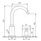 GIO CRYSTAL Смеситель для раковины 3612A 2