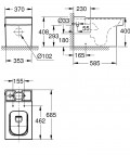 CubeCeramic Rimless унитаз и SC/QR крышка, PureGuard  5