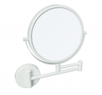 White kosmētikas spogulis, balts
