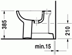 D-Code bidē 35.5x52.5 cm 3