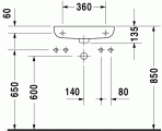 D-code izlietne 50x22 cm 3