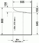 D-Code izlietne Vital MED,60x55 cm 3