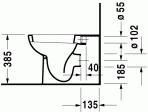 Унитаз D-Code 35.5x56 cm 3