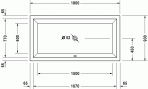 Starck vanna 180x90 cm 5