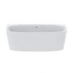 Dea brīvi stāvoša vanna pret sienu 180x80 cm, Balta matēta 3