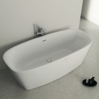 Dea Duo brīvi stāvoša vanna 170x75 cm, Balta 6