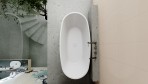Deante Alpinia Akrila vanna, ovāla, 150 cm, White 3