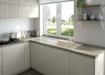 Deante Andante Granīta izlietne, 1 bļoda, Alabaster 6