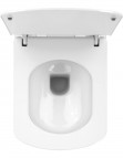 Deante Blur Tualetes pods ar vāku, bez apmales, White 2
