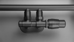 Deante dvieļu žāvētājs Silia 500x1570 mm, Matte titanium 5