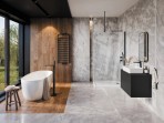 Deante dvieļu žāvētājs Silia 500x1210 mm, Nero  5