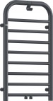 Deante dvieļu žāvētājs Silia 500x850 mm, Matte titanium