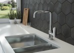 Deante Egeria Tērauda izlietne, 1,5 bļodas, Brushed Steel 7