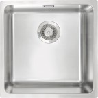 Deante Egeria Tērauda izlietne, 1 bļoda, Brushed Steel
