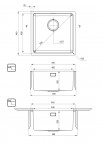 Deante Egeria Tērauda izlietne, 1 bļoda, Brushed Steel 4