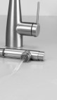 Deante Erida Virtuves jaucējkrāns ar izvelkamu snīpi, Brushed Steel 2