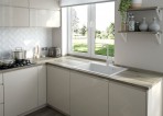 Deante Eridan Granīta izlietne, 1 bļoda, Alabaster 6