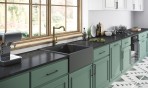 Deante Eridan Granīta izlietne, 1 bļoda, Anthracite Metallic 2