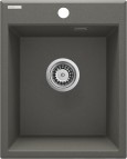 Deante Eridan Granīta izlietne, 1 bļoda, Anthracite Metallic