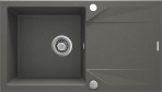Deante Evora Granīta izlietne, 1 bļoda, Anthracite Metallic