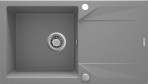 Deante Evora Granīta izlietne, 1 bļoda, Metallic Grey