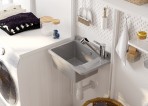 Deante Garden Saimniecības izlietne, 1 bļoda, Grey 3