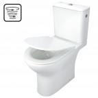 Deante Jasmin Tualetes pods, cieši savienots, bez apmales, White 3