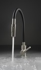 Deante Luno Virtuves jaucējkrāns, 2 jet, Nero/ Brushed Steel 2