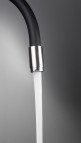 Deante Luno Virtuves jaucējkrāns, Nero/ Brushed Steel 5