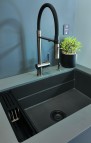 Deante Magnetic Granīta izlietne, 1 bļoda, Anthracite Metallic 3