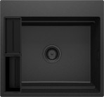 Deante Magnetic Granīta izlietne, 1 bļoda, Metallic Graphite