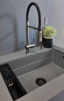 Deante Magnetic Granīta izlietne, 1 bļoda, Metallic Grey 5