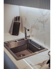 Deante Magnetic Granīta izlietne, 1 bļoda, Metallic Grey 2