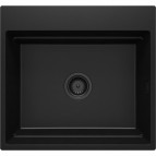 Deante Magnetic Granīta izlietne, 1 bļoda, Nero 2