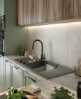 Deante Magnetic Granīta izlietne, 2 bļodas, Anthracite Metallic 4