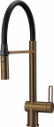 Deante Magnetic Virtuves jaucējkrāns, 2 jet, Brushed Bronze