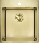 Deante Olfato Precious Tērauda izlietne, 1 bļoda, Brushed Gold 4