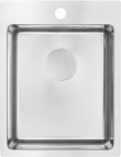 Deante Olfato Precious Tērauda izlietne, 1 bļoda, Brushed Steel 4