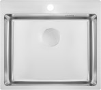 Deante Olfato Precious Tērauda izlietne, 1 bļoda, Brushed Steel 6