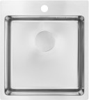 Deante Olfato Precious Tērauda izlietne, 1 bļoda, Brushed Steel 4
