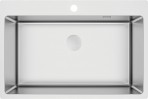 Deante Olfato Tērauda izlietne, 1 bļoda, Brushed Steel 5